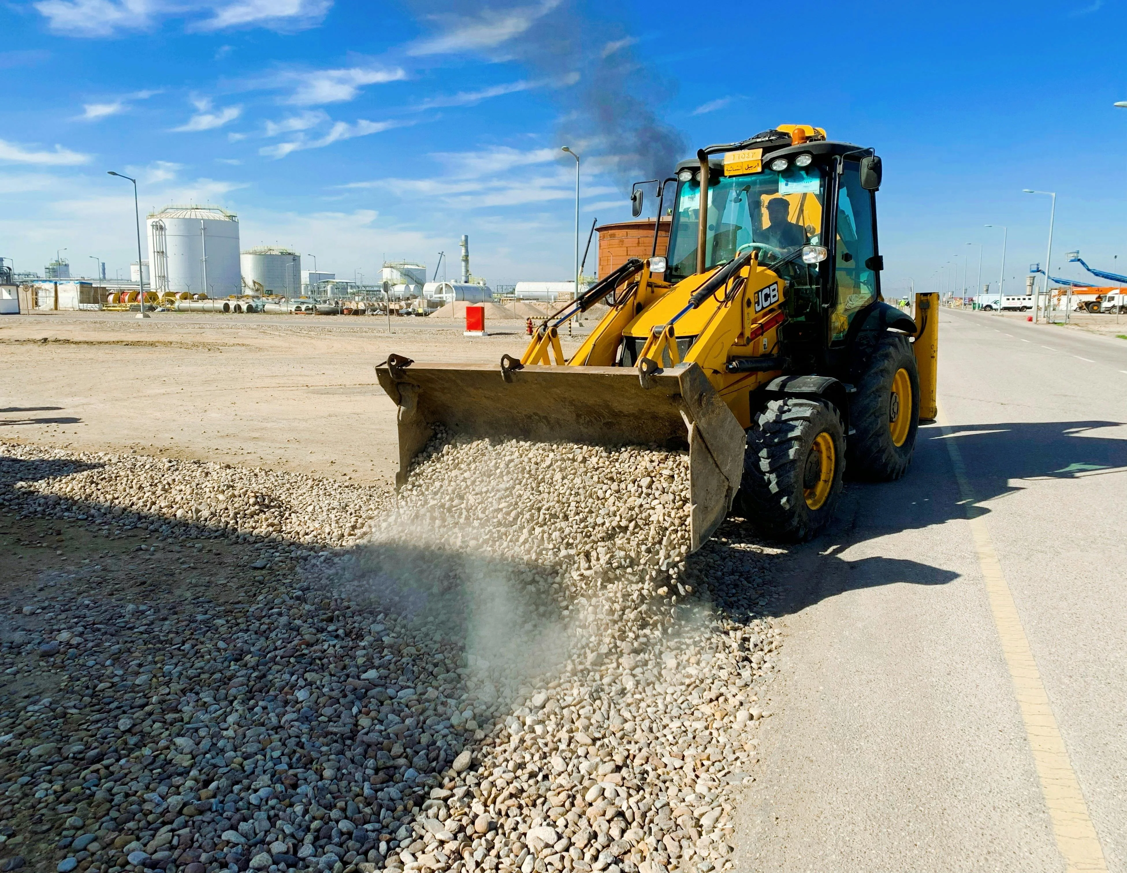 Backfilling Engineering Heavy Machinery